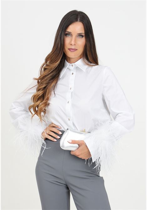 Camicia a manica lunga Ciara bianca da donna ALMA SANCHEZ | AS2425065-PP005